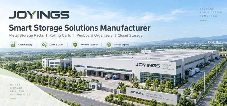 Exterior view of Joyings metal storage system factory