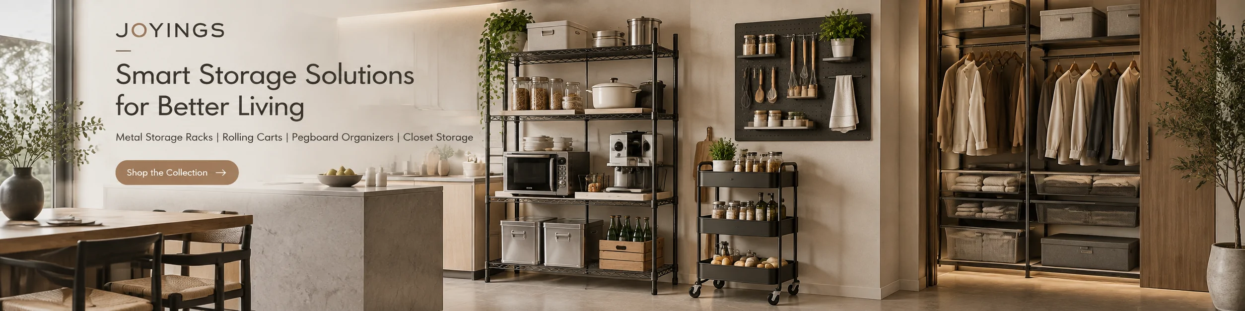 Joyings modular home storage systems manufacturing banner