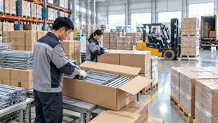 Joyings packing and warehousing for metal storage products