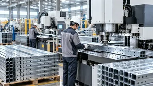 Joyings punching and drilling process for metal storage components